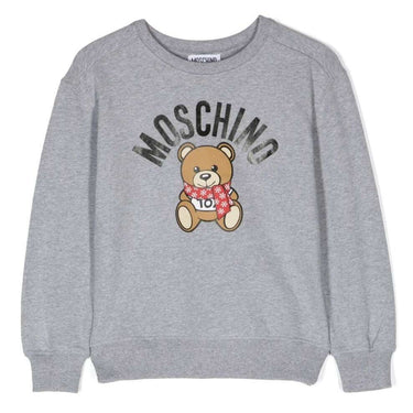 Sudadera MOSCHINO gris para niños y adolescentes